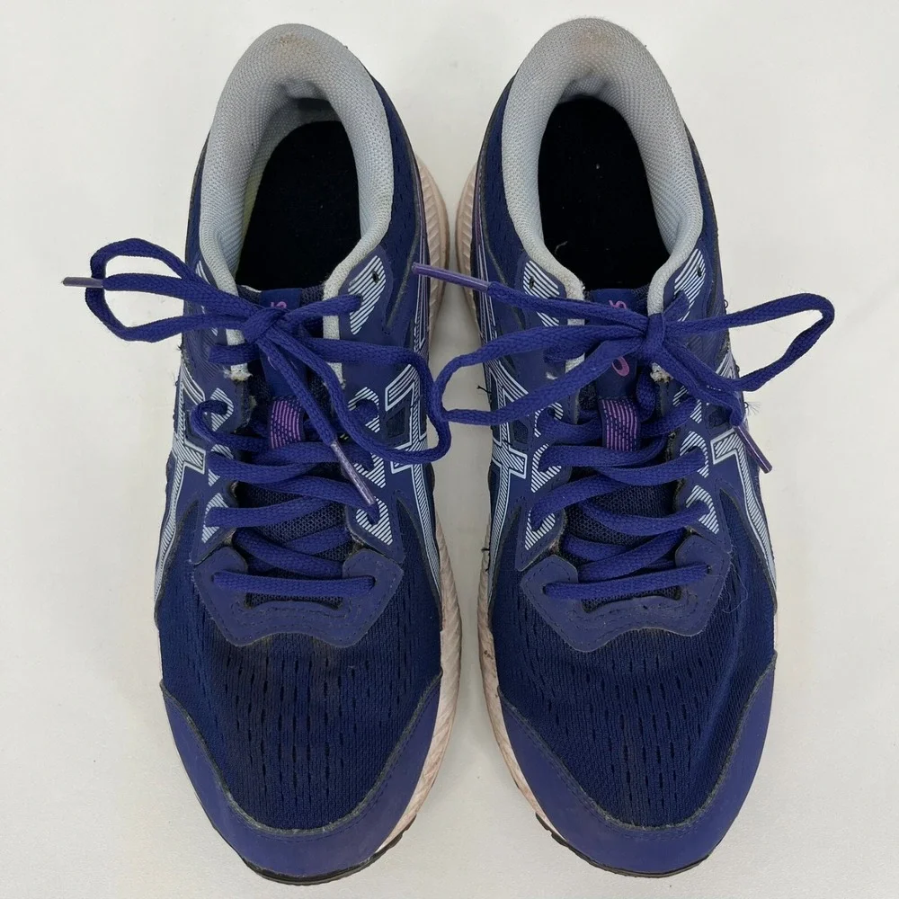 Asics Womens Gel Contend‎ 8 1012B319 Purple Running Shoes Sneakers Size 9.5 W